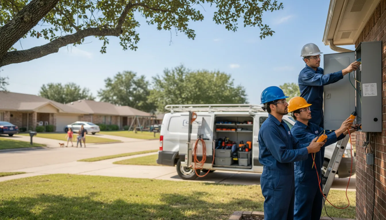 Certified electrician providing emergency electrical services in Shell Rock, IA